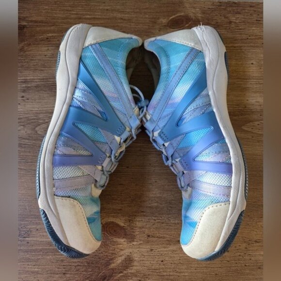 Dansko Henriette Light Blue Suede Sneaker Athletic Shoes Size US 8.5-9 EU - 39 - Picture 1 of 10